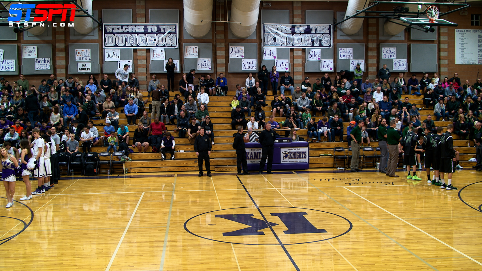 The basketball court shown in a January 2014 STSPN broadcast for which Ron Henthorn provided color commentary
